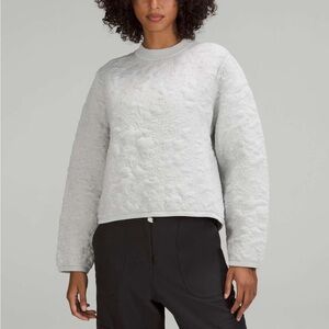 Lululemon Jacquard Multi-Texture Crew Neck Sweater Size 6